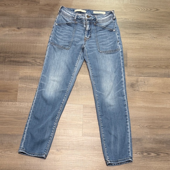 Pilcro and the Letterpress Light Blue Straight Leg Jeans - Picture 1 of 8